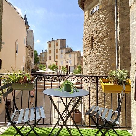 Joli Appartement De Charme Renove En Centre Ville Aubenas Eksteriør billede